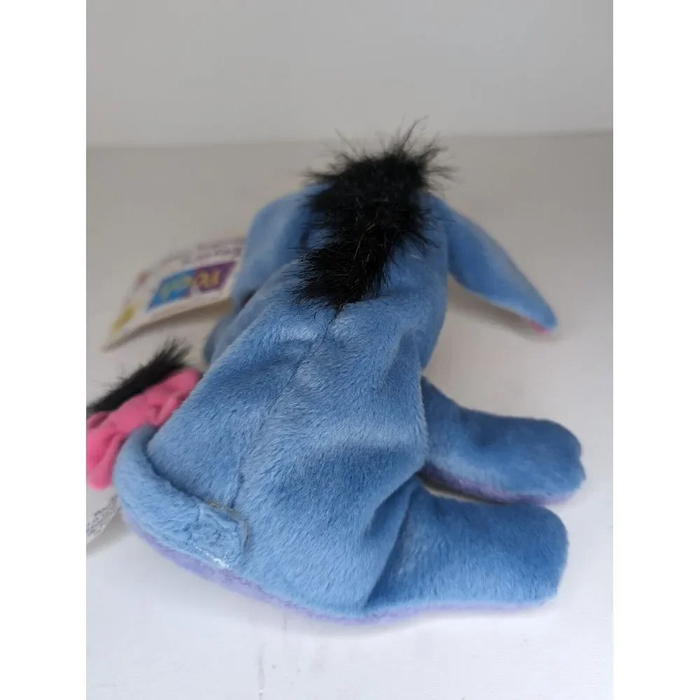Vintage NWT Mattel Pooh Eeyore Beanbag Friend With Removable‎ Tail